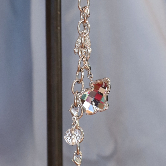 Swarovski Crystal and Silver Polar Bear Charm Bracelet - Picture 4 of 6